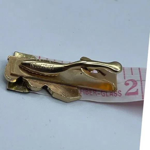 Vintage Mercury Industries Michigan tie clip brass - Picture 5 of 6